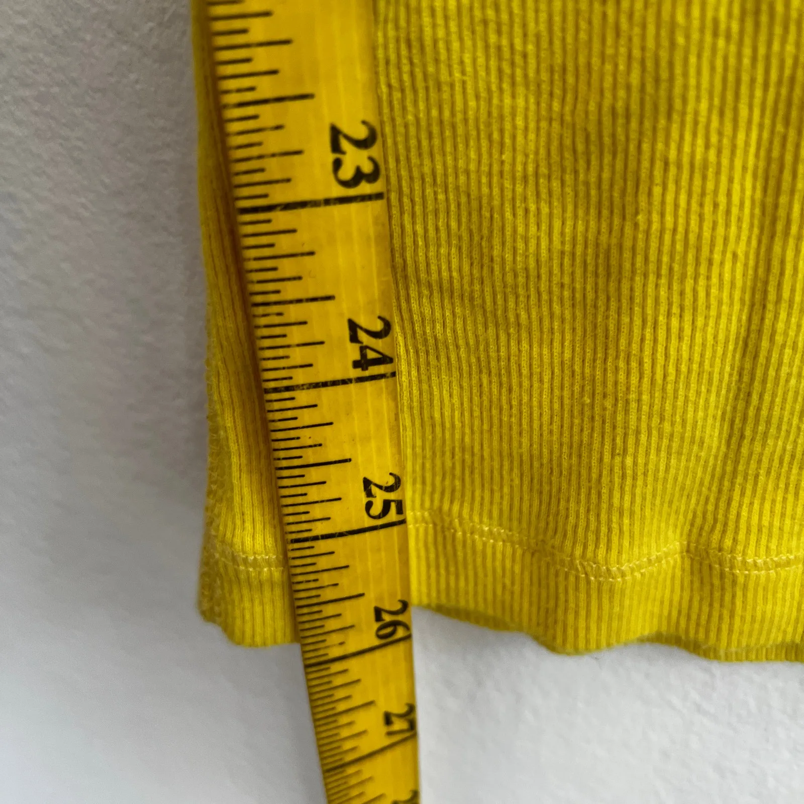 Abercrombie & Fitch Y2K Ribbed Long Line‎ Stretchy Tank Top Layering Preppy - Image 5