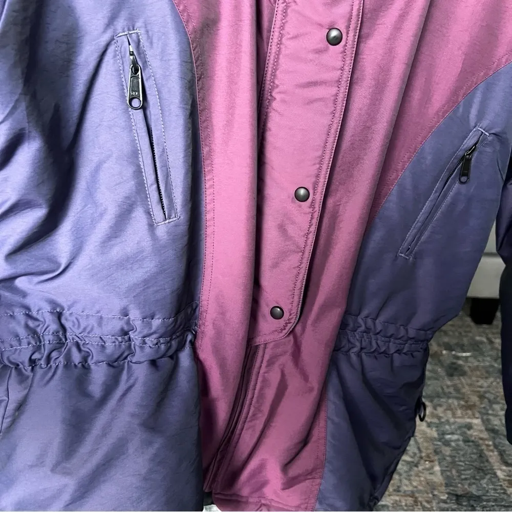 VINTAGE Colorado Classics Pink Purple Ski Jacket Large - Image 4