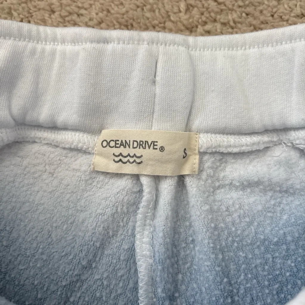 Ocean Drive Ombre Blue Comfy Shorts - Image 2