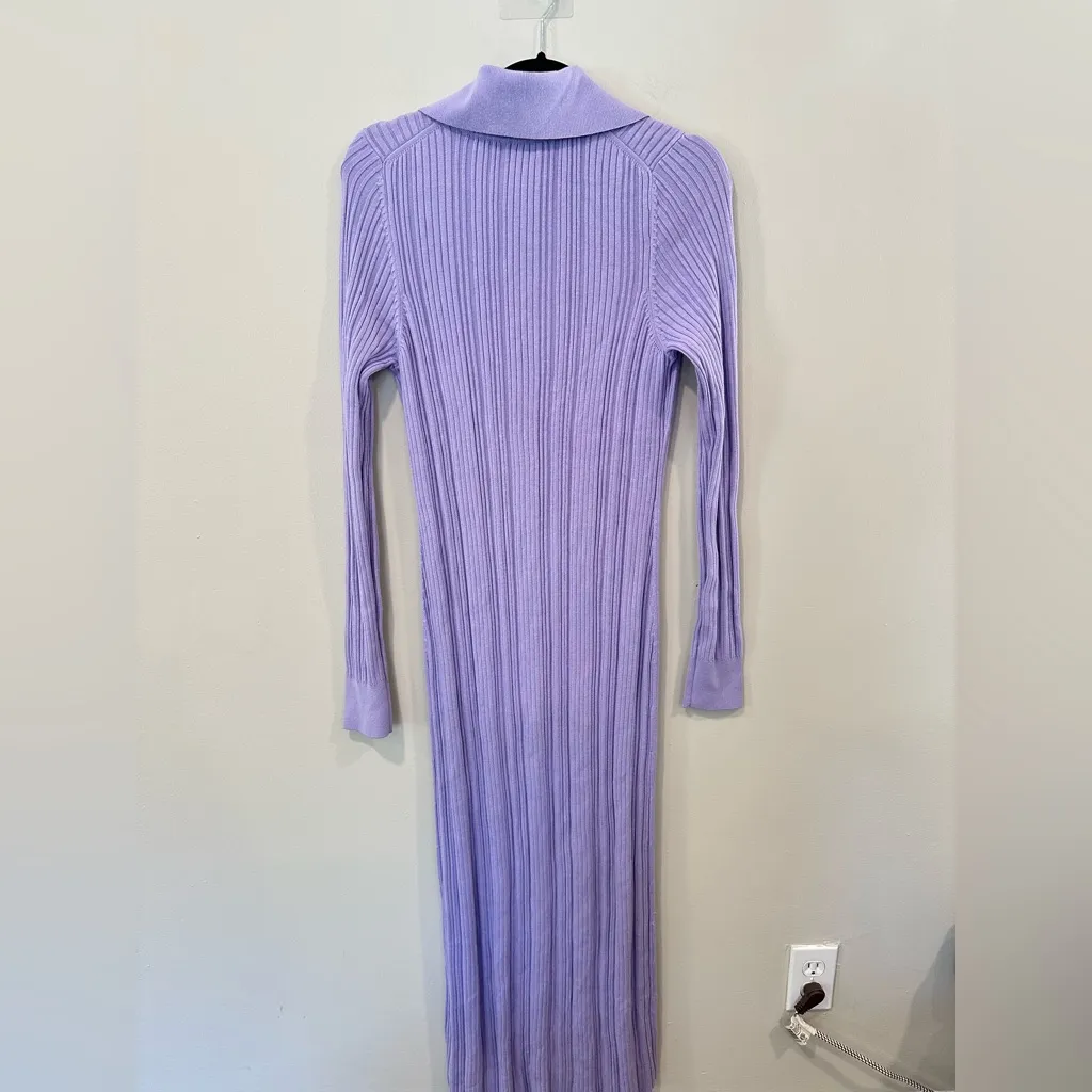 NWOT Revolve Song of Style Sanura Collar Cardigan Dress Size XL 2100 Purple - Image 3