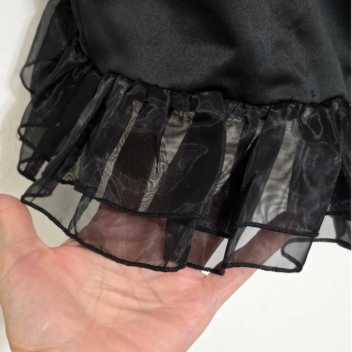 PTL PrettyLittleThing Black Shell Frill Cup Corset Bodycon Dress Size 12 NEW - Image 13