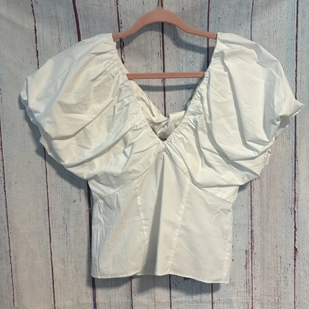 NWT J. Crew Cecily top in stretch cotton poplin blend - Image 6