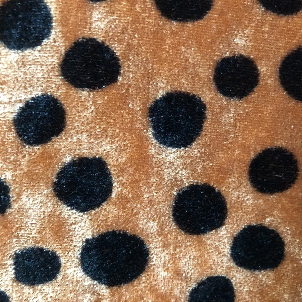 Velvet Circle Mini Skirt in Leopard Dot. Size 00 - Image 7