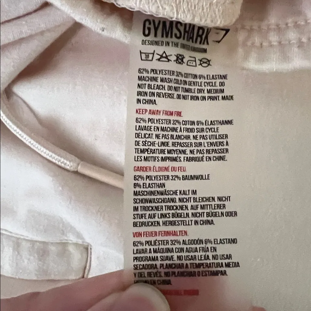 Gymshark Blush Pink Joggers Size Medium - Image 9