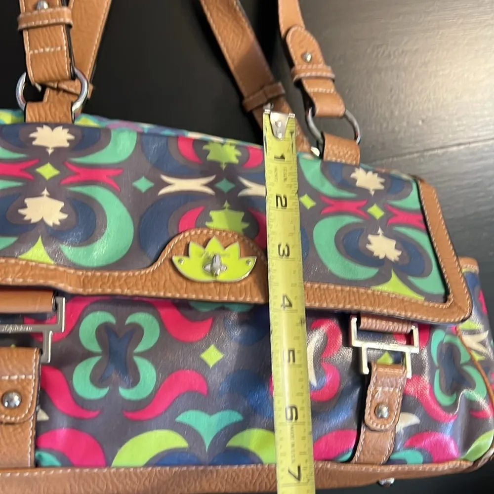 Stylish Multicolor Lily Bloom Handbag - Image 4