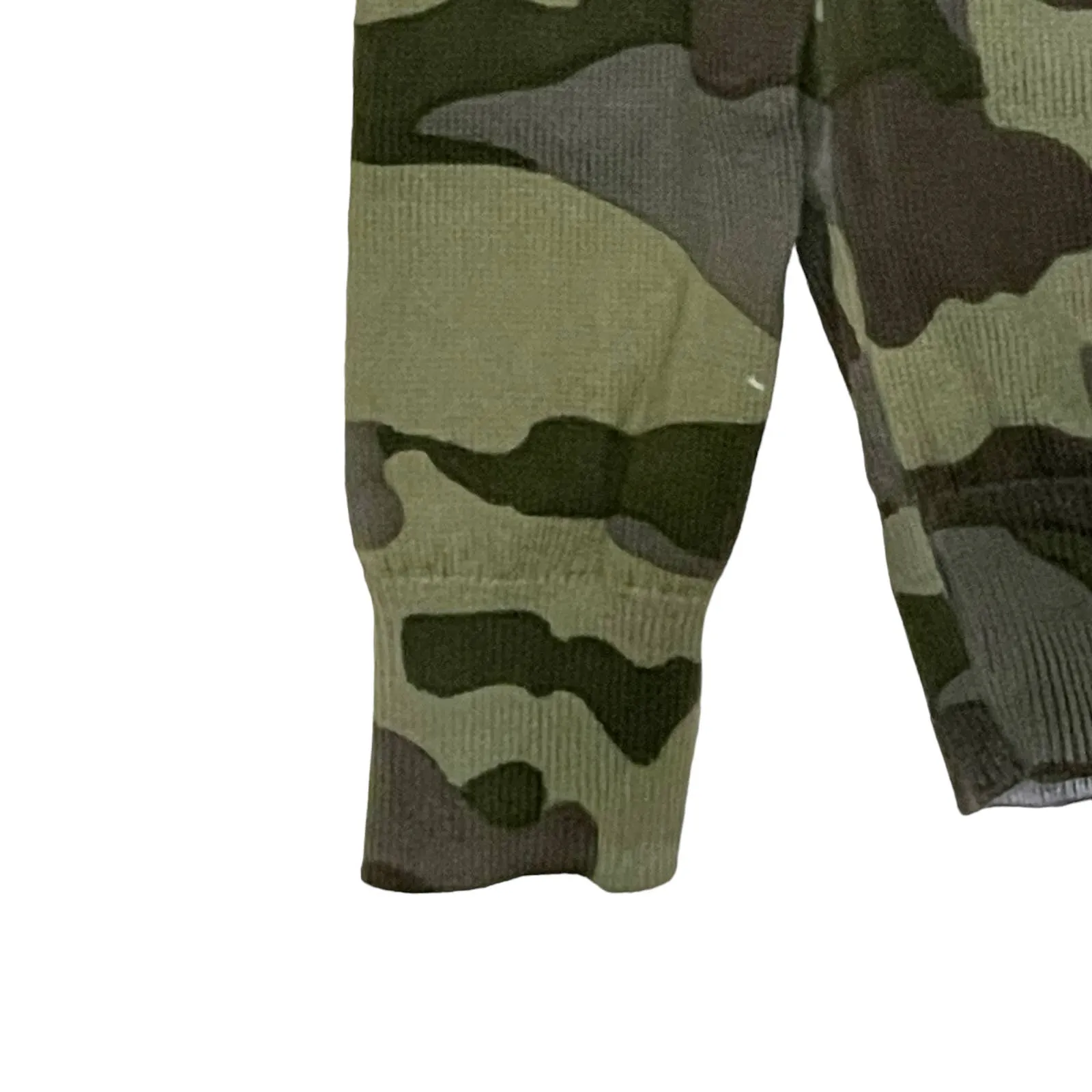 J. Crew Teddie Lightweight Sweater Size Small Camo Pattern Womens Worn Look‎ - Image 3