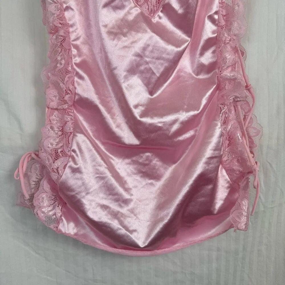 Unbranded Light Pink Lingerie Slip Junior’s Size X - Image 4