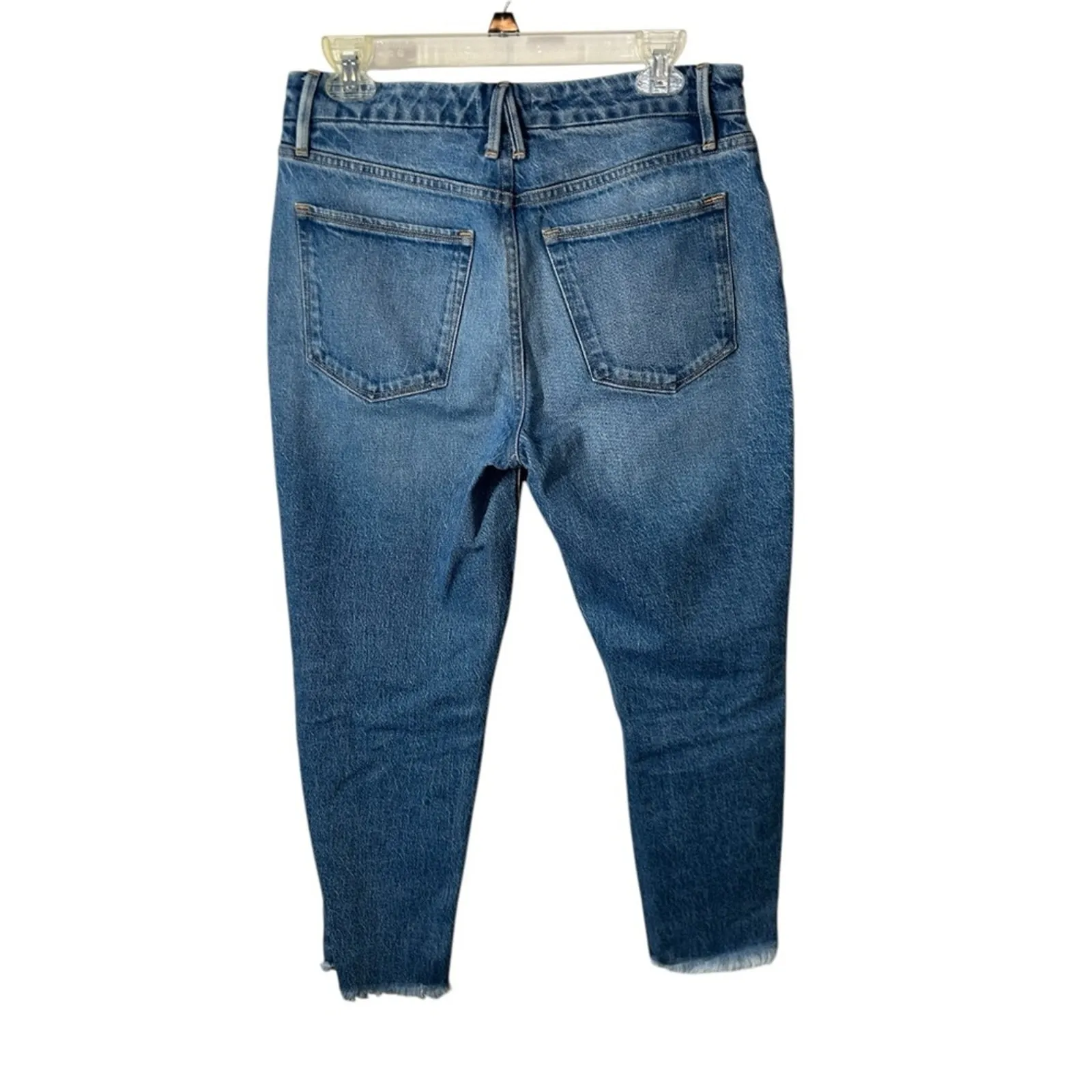 Good American Good Girlfriend Jeans Size 4/27 | Mid-Rise Medium Wash Denim - Image 6