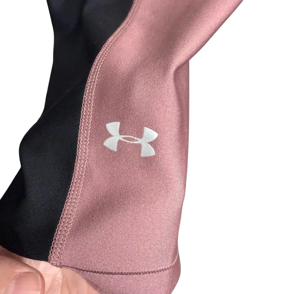 Under Armour Leggings XL Pink & Black - Image 2