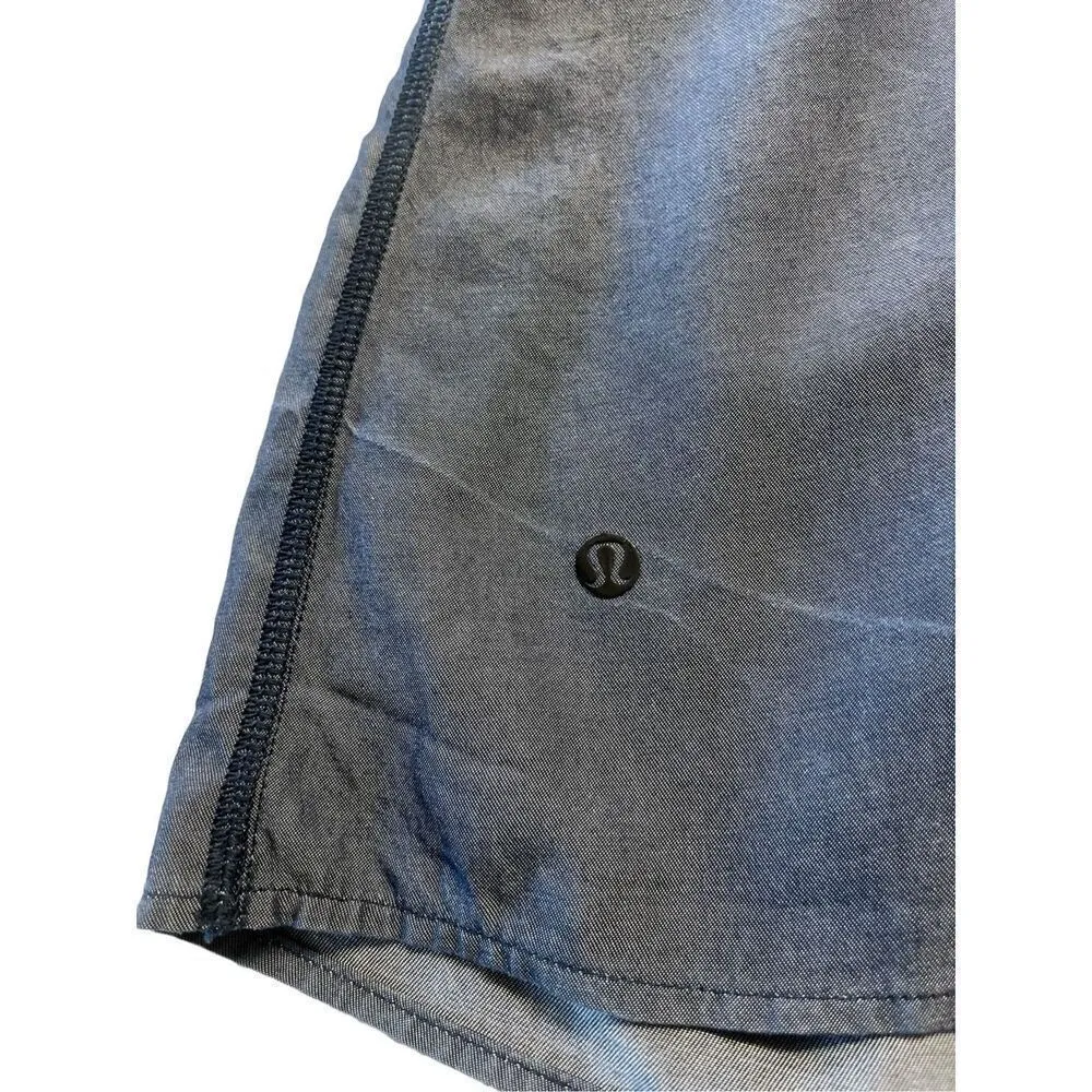 Lululemon “All tied up” open back tank top blue denim - Image 3