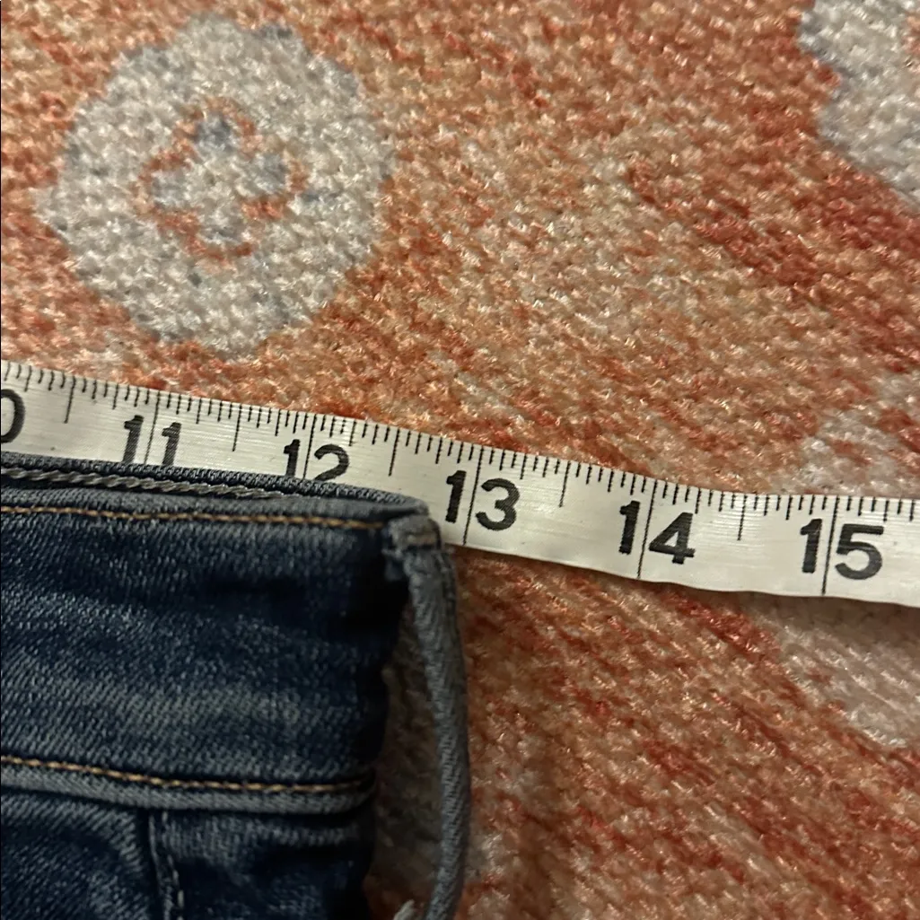 Mother Denim Swooner Snap Short Fray Medium Kitty Size 25 Jean shorts Blue - Image 8