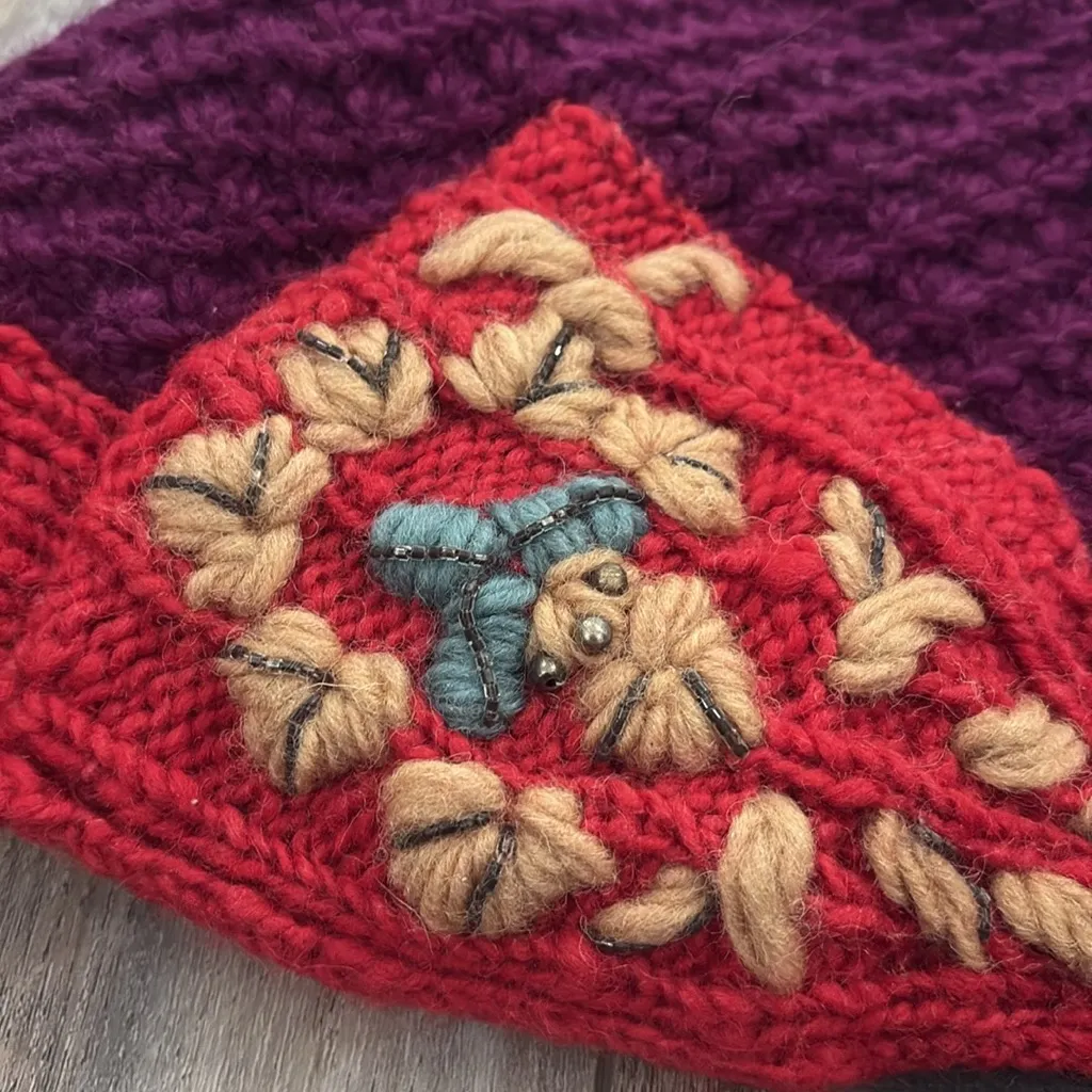 French Knot Lorelai Hat Red - Image 2