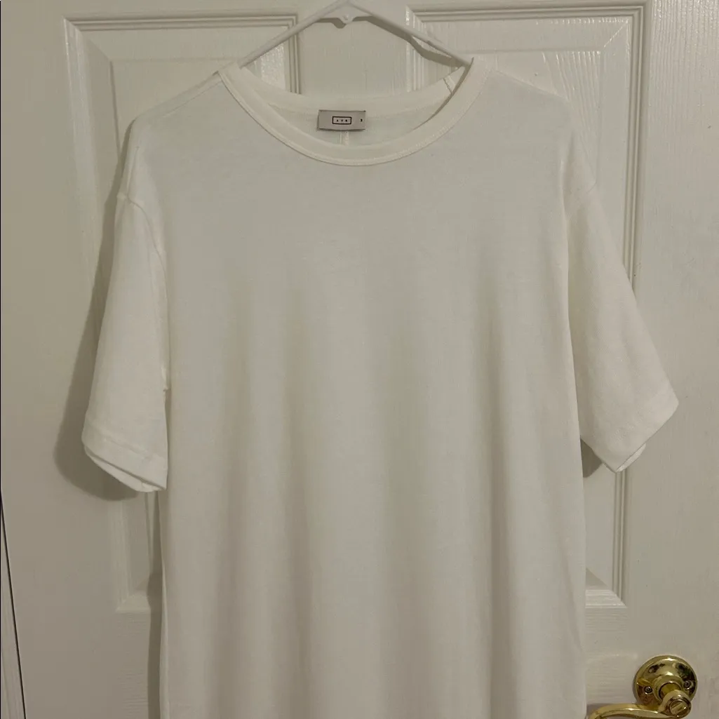 AYR Practice Tee Dress Oyster White New Size Medium - Image 9