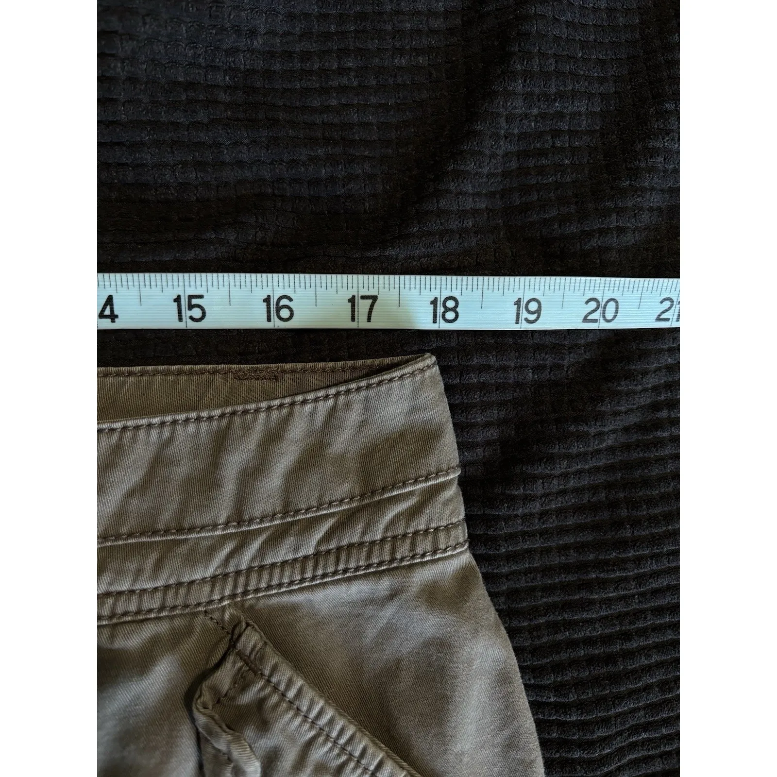 Sonoma Modern Cargo Skirt Size‎ 14 Pockets Zip Brown Cotton Short Summer - Image 6