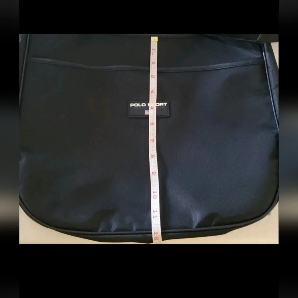 Ralph Lauren Polo Sport Crossbody Tote Bag Purse Vintage Blue - Image 6