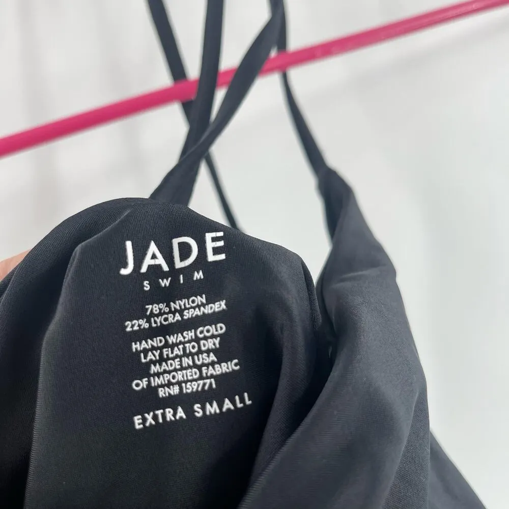 JADE SWIM Swimsuit Size Extra Small All In One Piece Black Matte NWT Swim Beach - Image 5