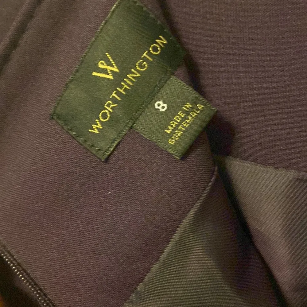 Worthington Dark Purple Mini Dress Skirt. - Image 4