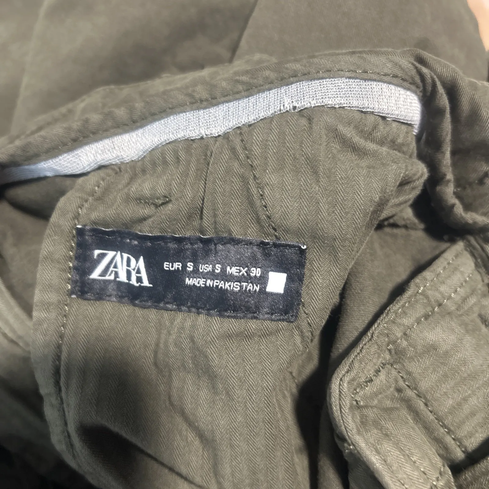 Zara‎ Pant For Women Size 5 Green Has A Little Spot Last Pic (088)) - Image 8