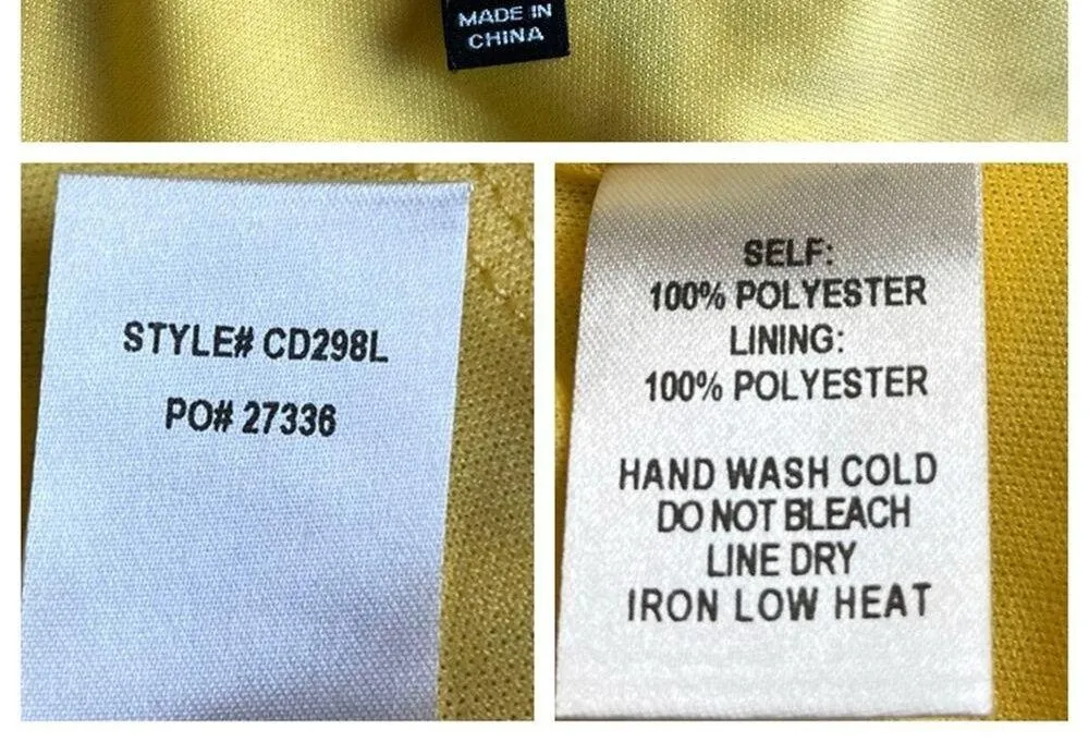 Lulus Wrap Dress Hi Low Maxi V-neck Yellow Multi Floral Women’s Size Medium M - Image 14