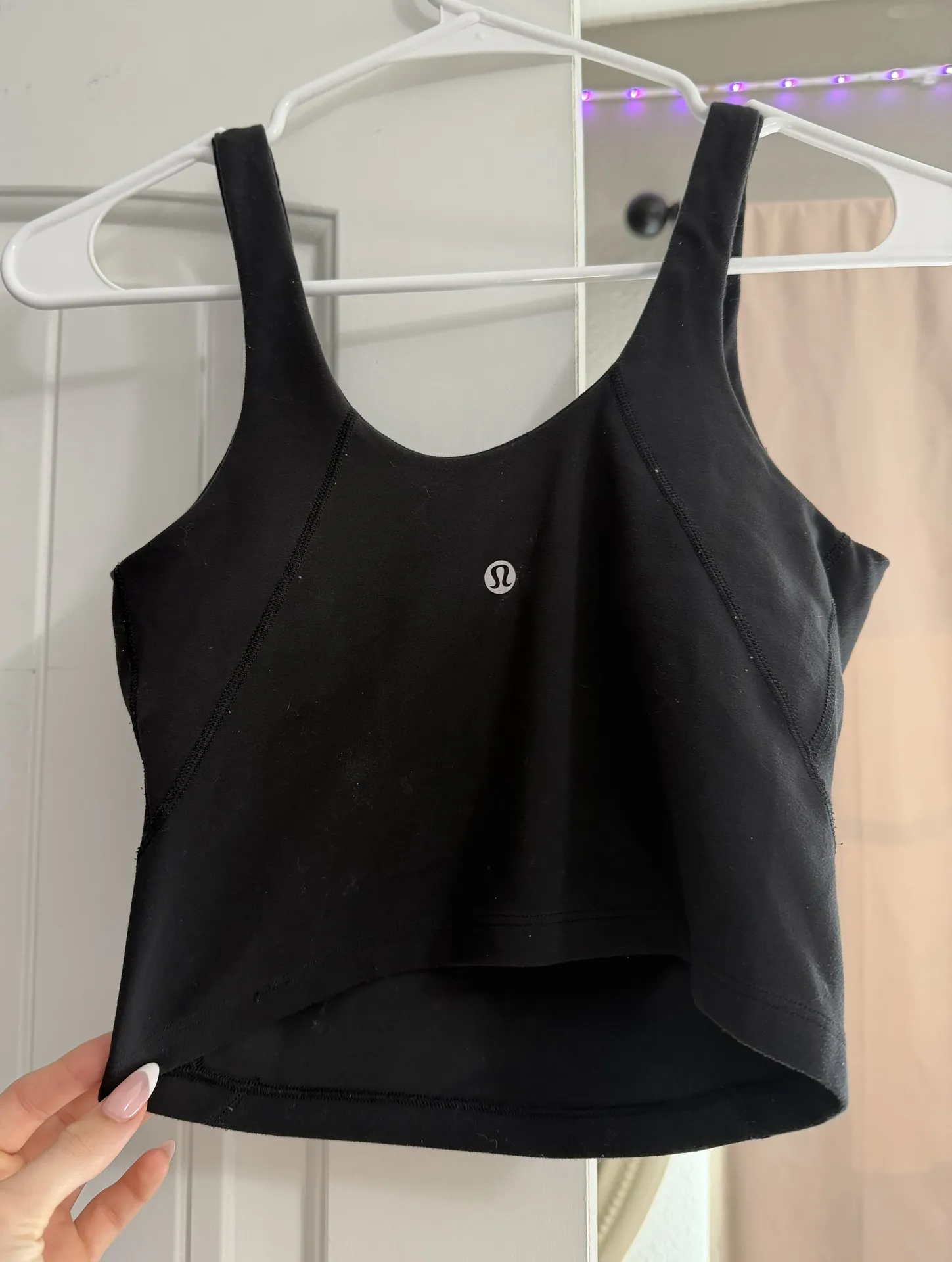Black Align Tank Top - Image 2