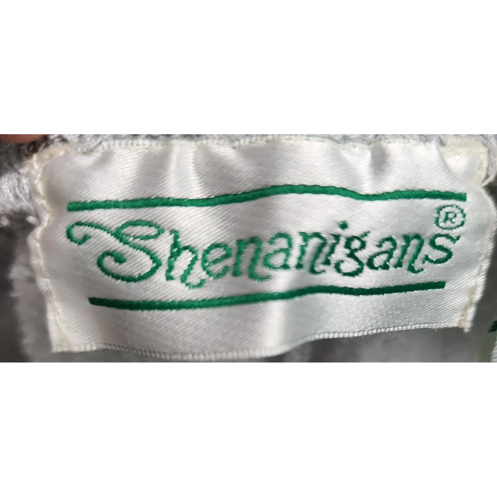 Shenanigans Sweatpants Comfy Lounge Pants‎ Elastic Waist Heather Gray Small - Image 3