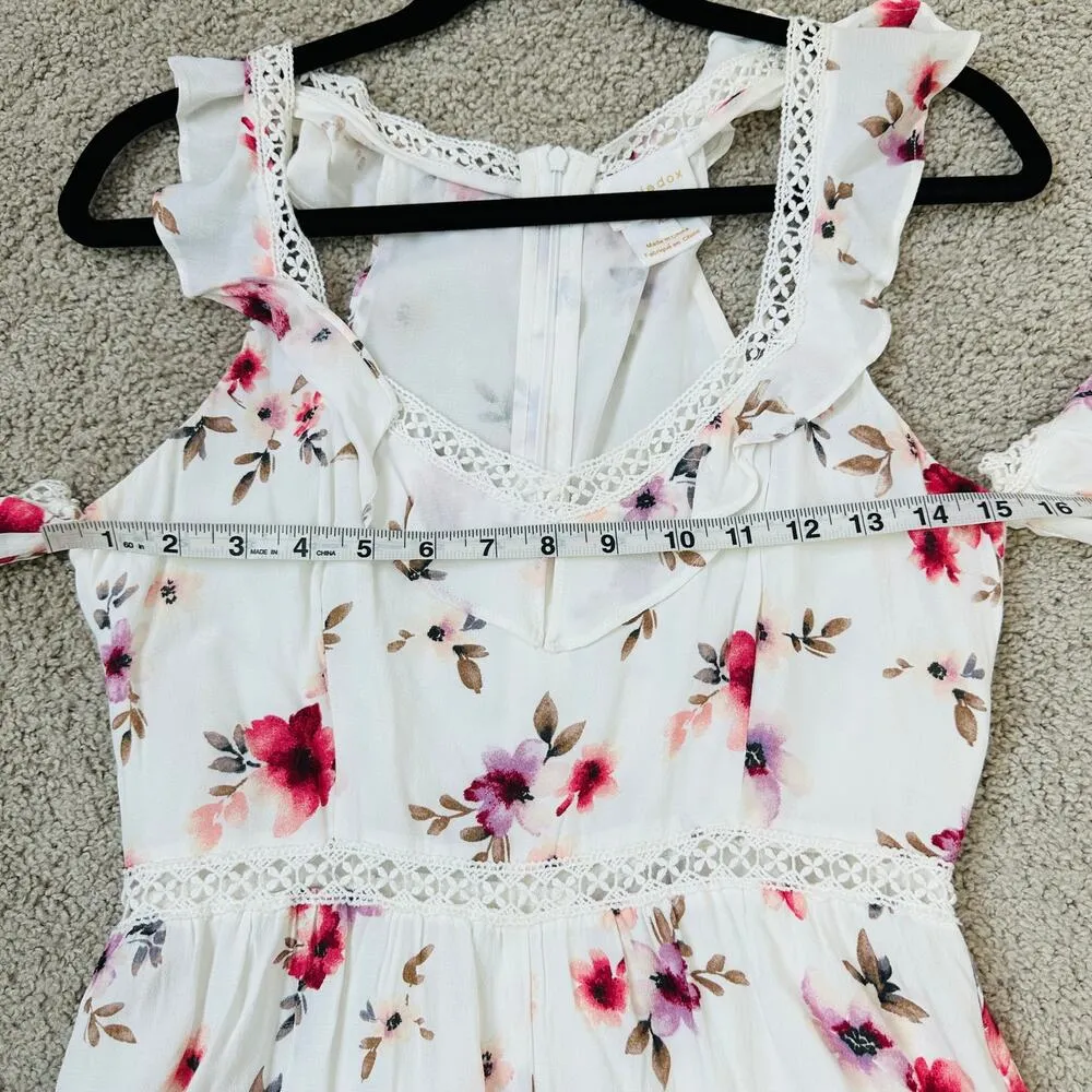 Foxiedox Ella Lace Cold Shoulder Romper Playsuit Size XS - Image 6