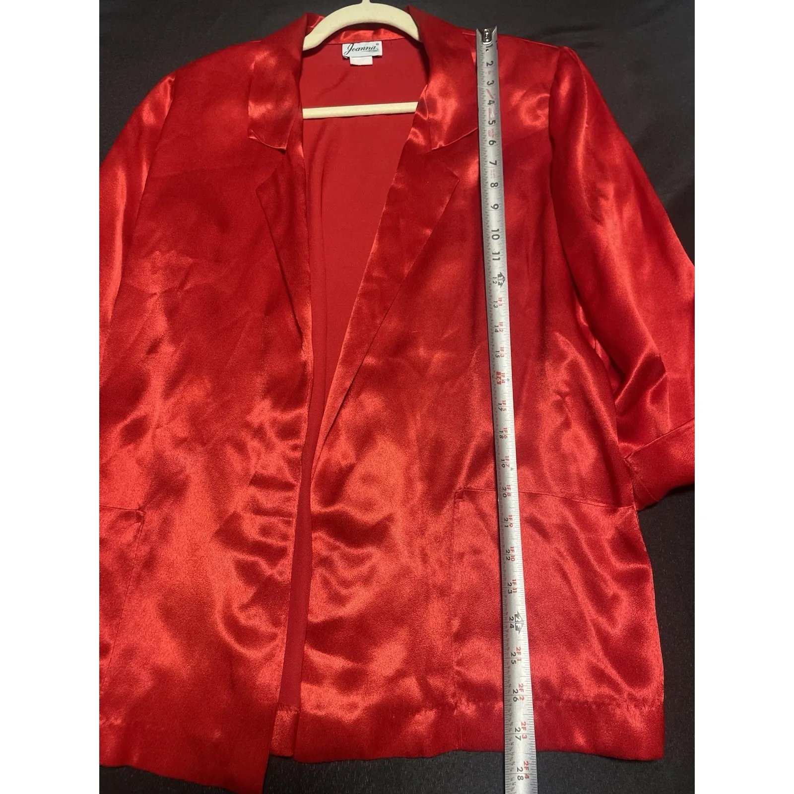 red satin blazer. Size L Size L - Image 7