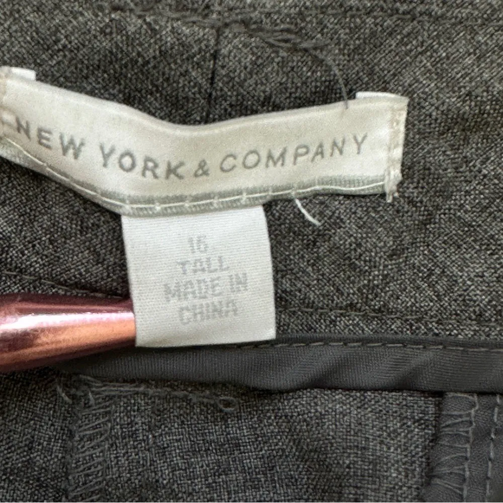 New York & Company Pants Gray 16‎ Tall High Waist Bootcut Capsule Piece Classic Size undefined - Image 12