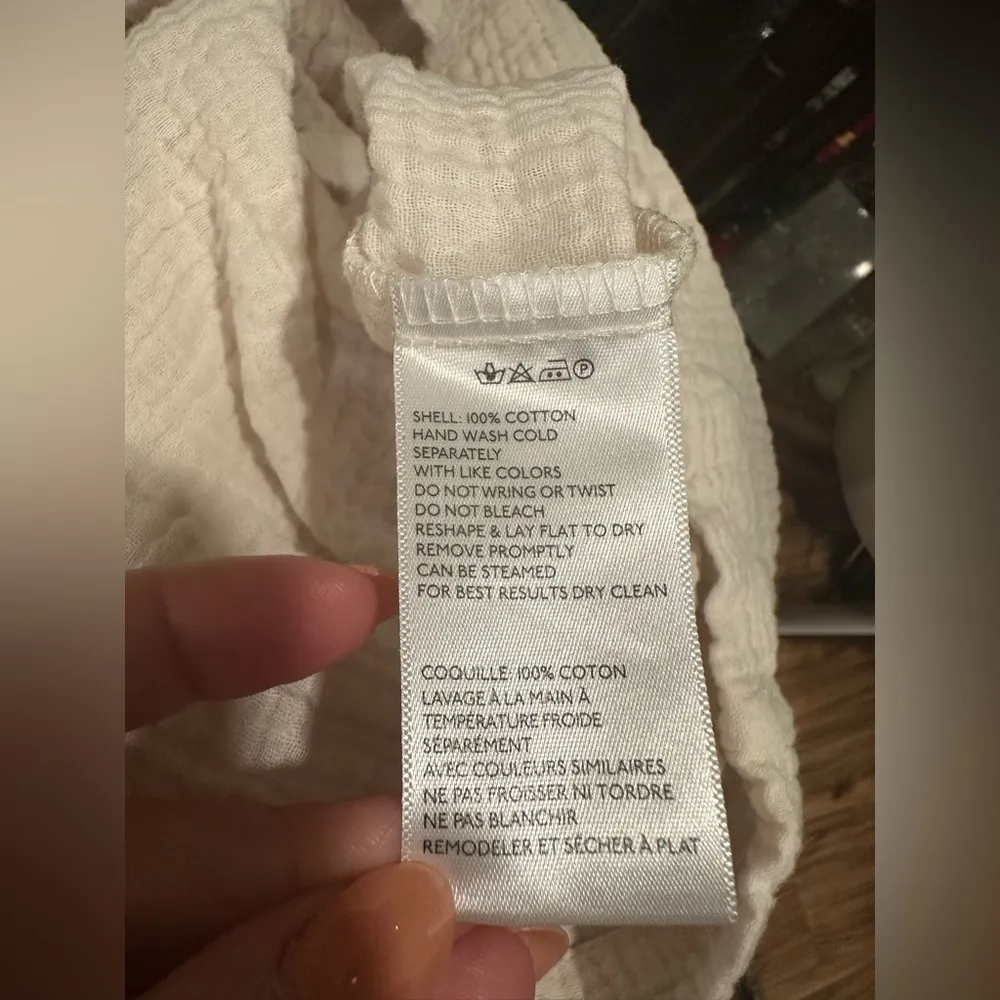 EUC URBAN OUTFITTERS BEIGE Lightweight JUMPSUIT palazzo legs - Image 8