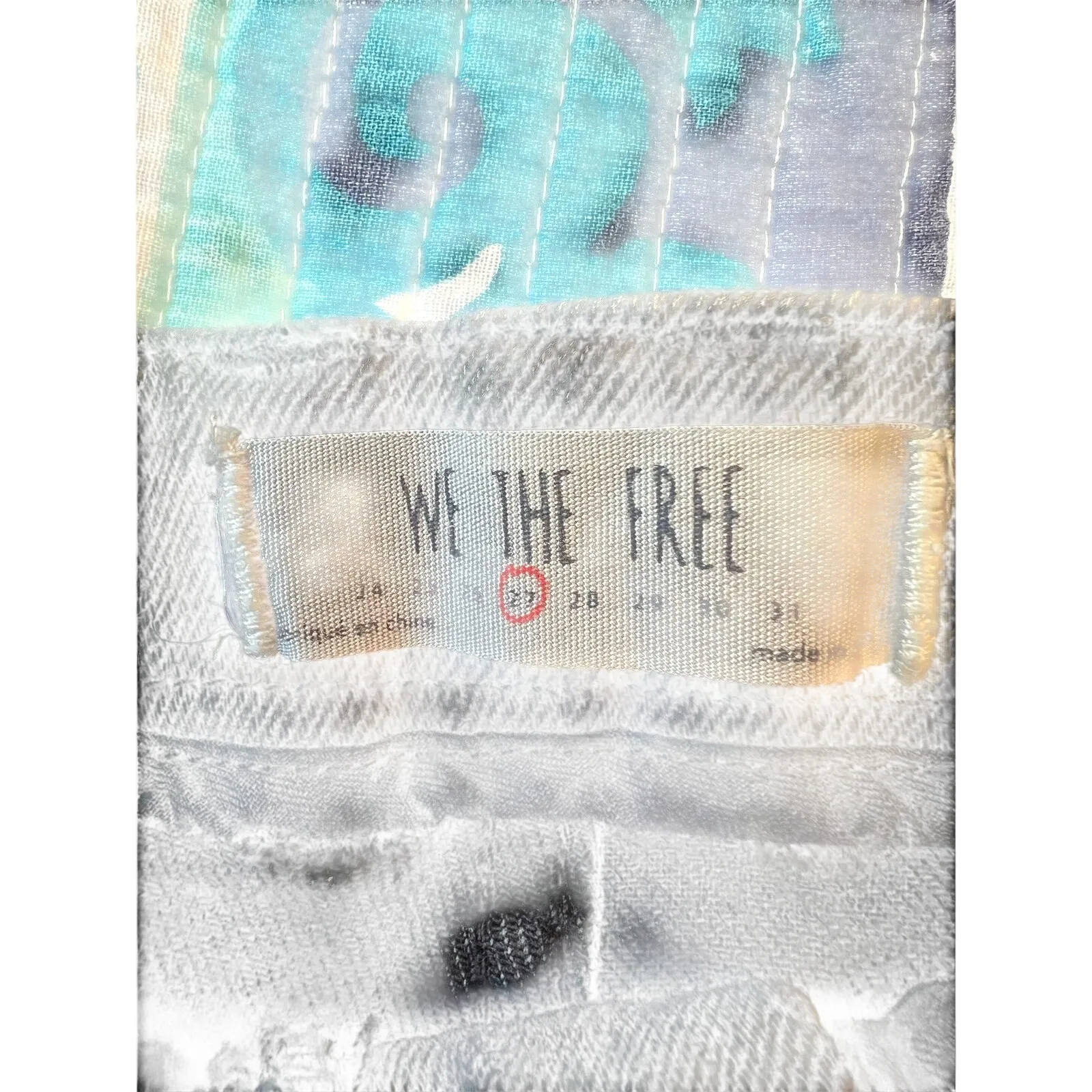 We The Free By: Free People Soft Black Denim Mini Jean Skirt Size: 27 - Image 4