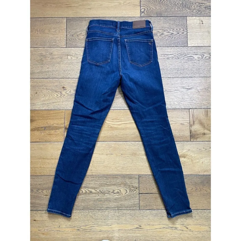 Madewell 9" High Rise Skinny Jeans Larkspur Womens Size 26 - Image 8