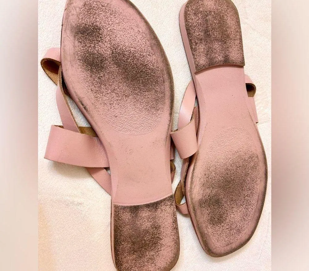 Seychelles Destiny Pink Leather Sandals Size 8.5 - Image 12