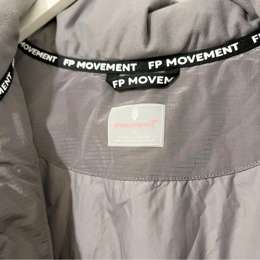 NWT Free People Lift Love Jacket Coat Gray Belted Snow Size Large L - Image 3