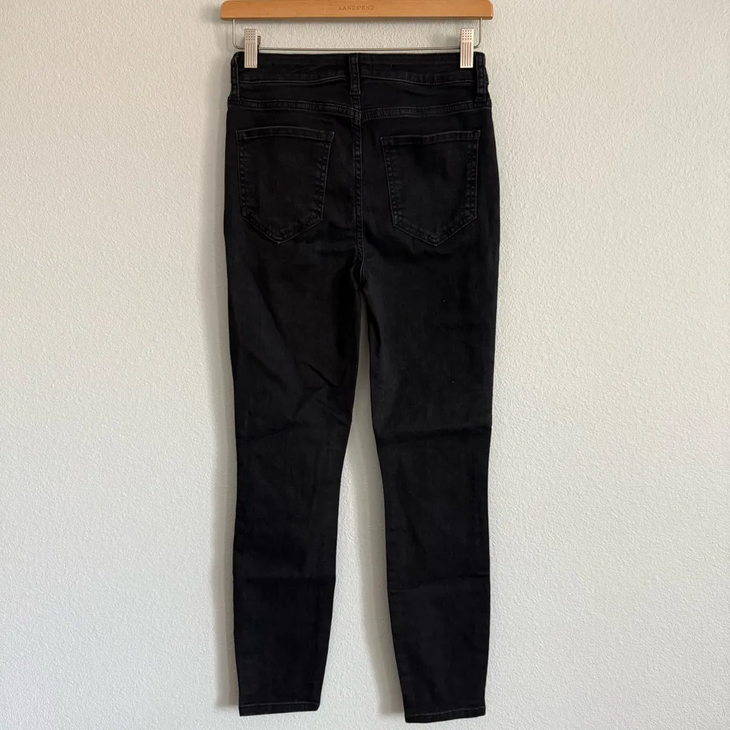 Rails The Larchmont High Waist Skinny in Onyx. Size 26 - Image 4