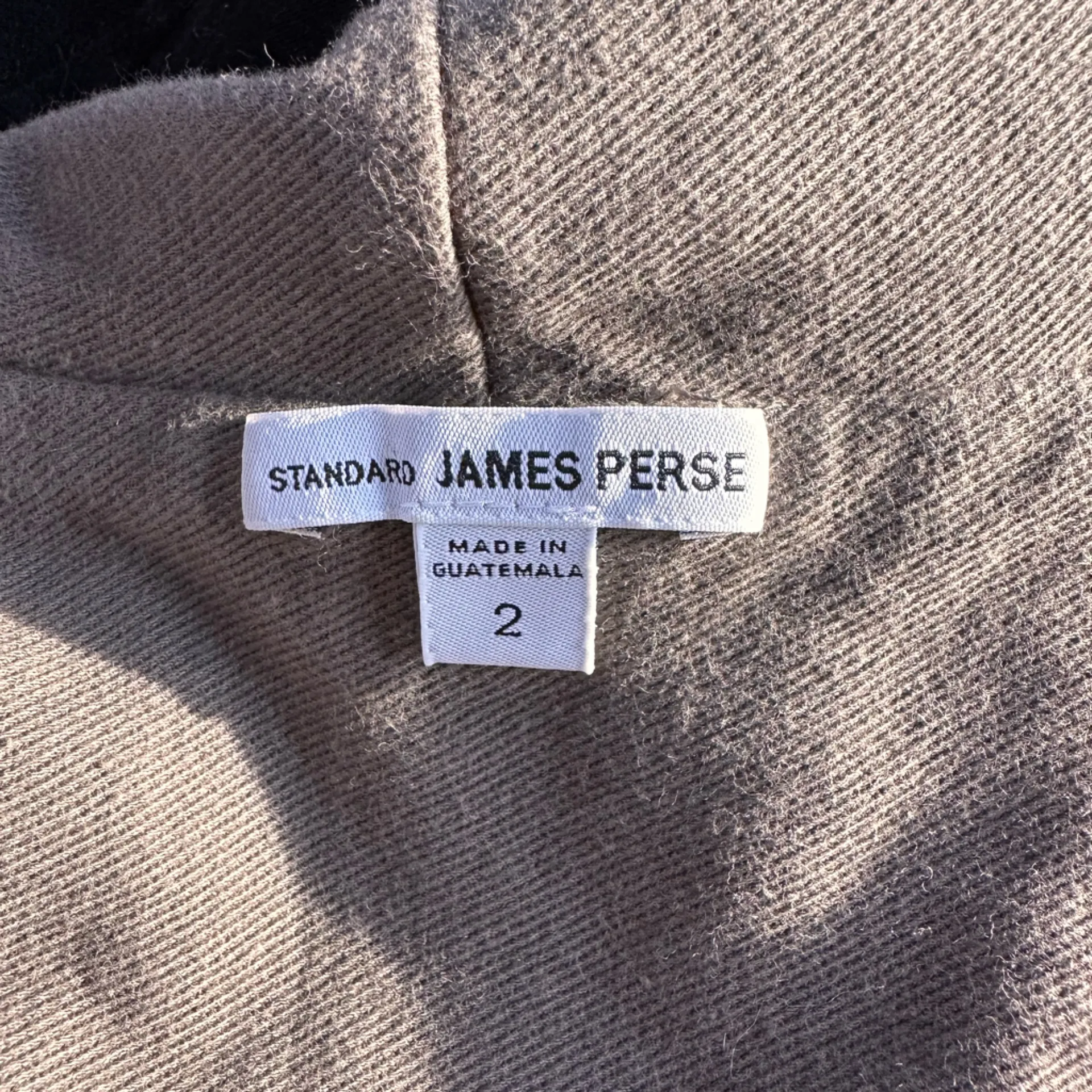 JAMES PERSE Hooded Parka Jacket Utility Coat Army Olive Green Zip Up Draw String - Image 7