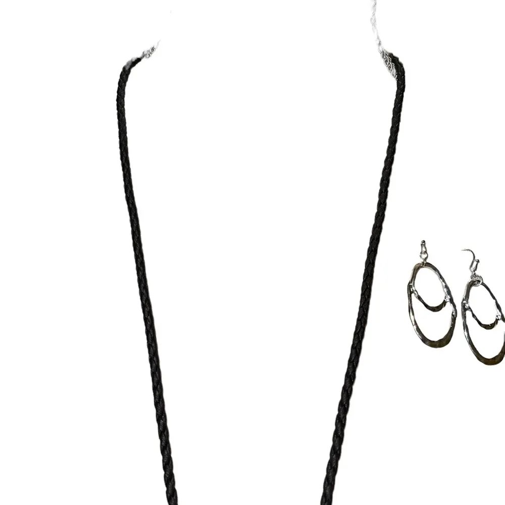 Hope Collection Women’s Necklace Earring Set New Costume Jewelry Nickel Free Black - Image 6