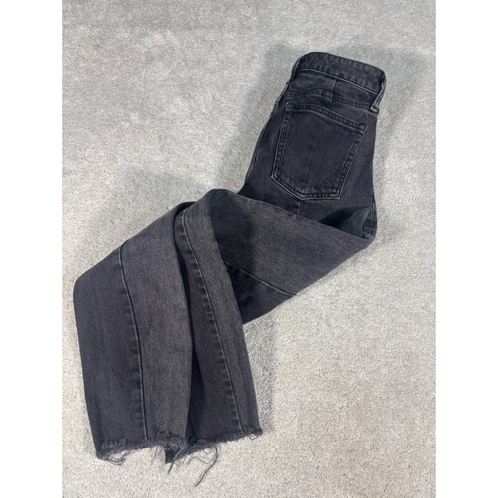 Abercrombie & Fitch Jeans Women's 24/00 Black Denim Curve Love The Mom High Rise - Image 2