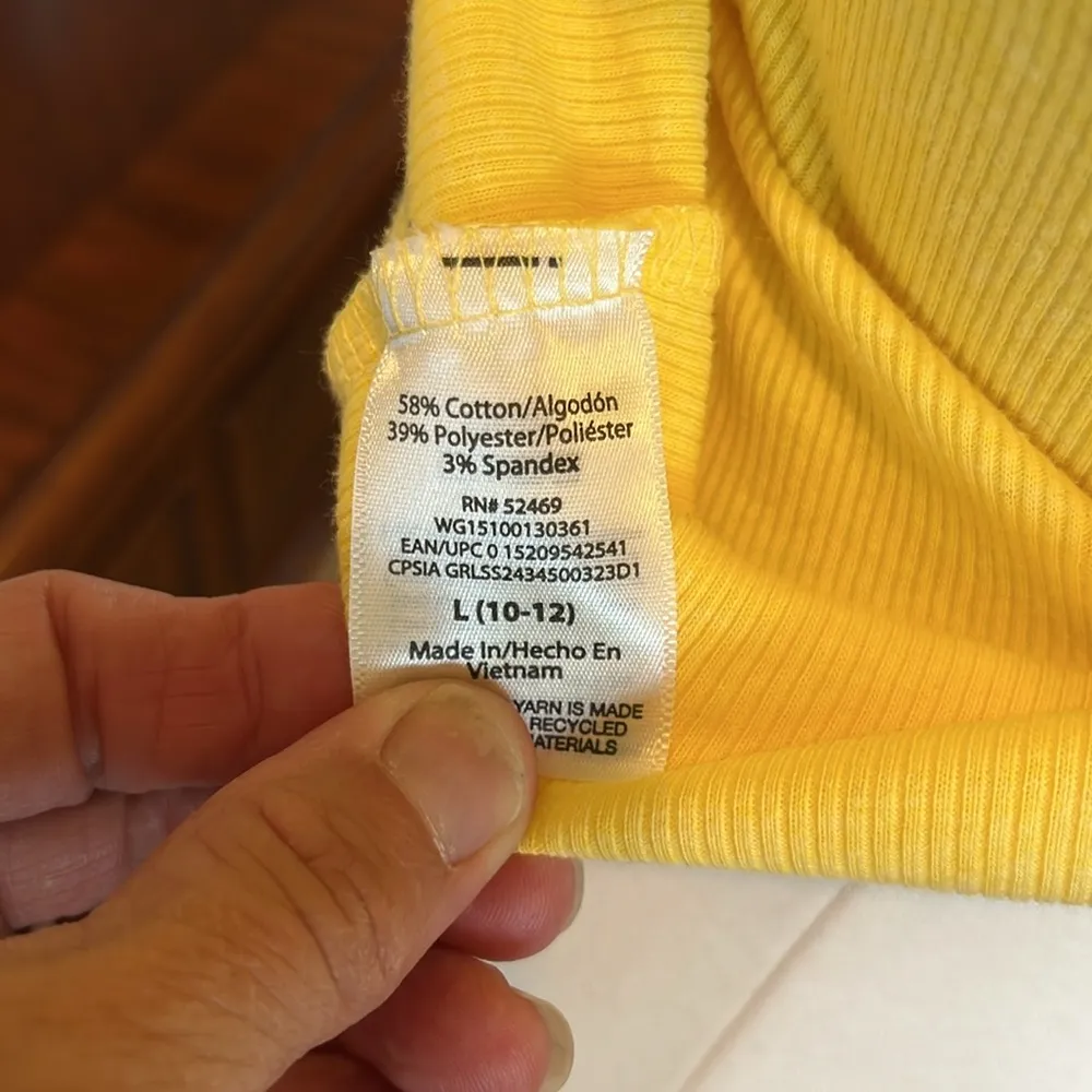 Yellow Baby Tee Size undefined - Image 6