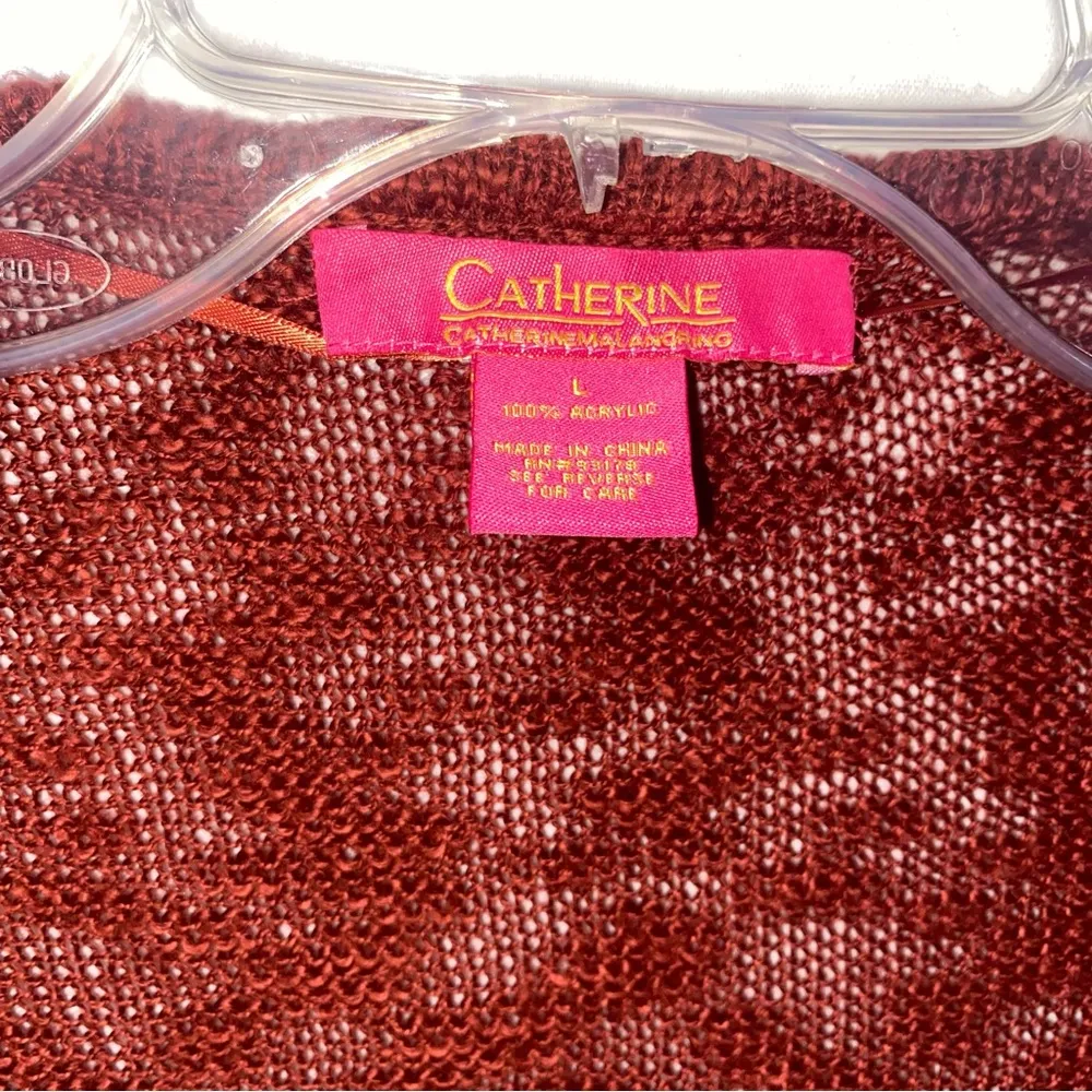 Catherine Malandrino Sweater Vest Women’s Large - Image 2