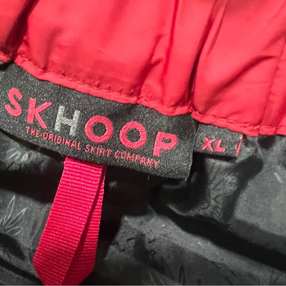 Skhoop Down Zip front outdoor winter fall mini skirt red size XL Sweden - Image 8