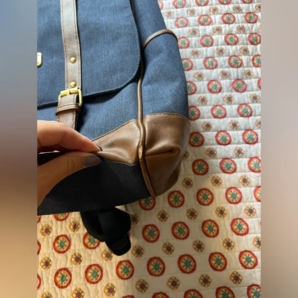 Carters Navy Blue Diaper Bag Backpack - Image 7