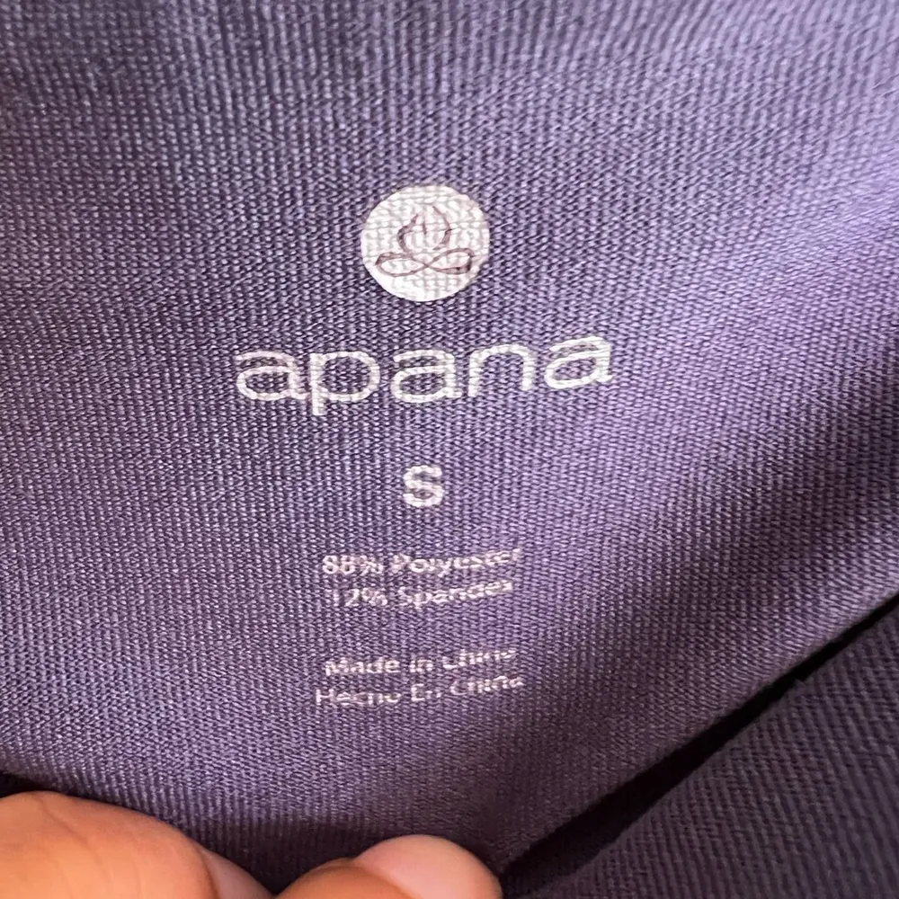 Womens APANA athletic fitted leggings pants sz S Sm 88% polyester 12% xpandex - Image 11