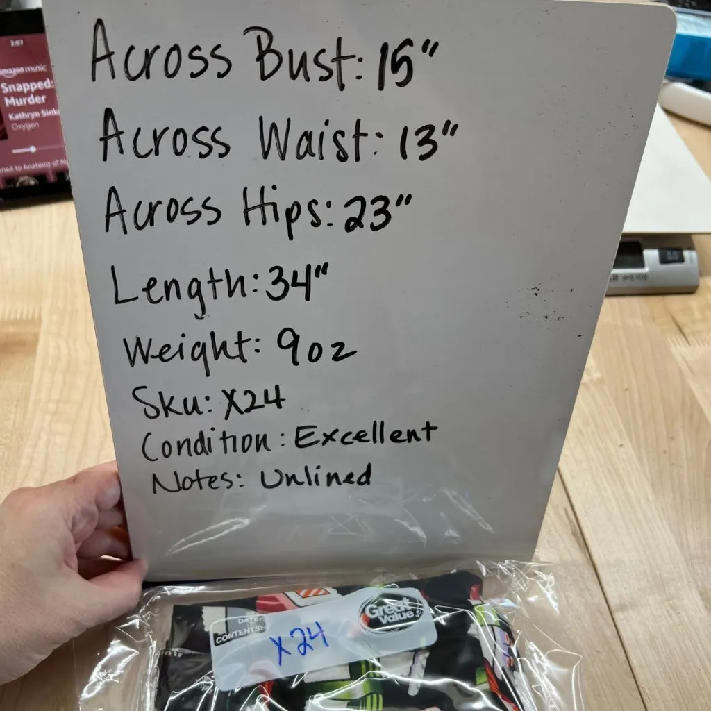 Retrolicious ModCloth Bento Box Sushi Print Sleeveless Dress Black Size Small - Image 11