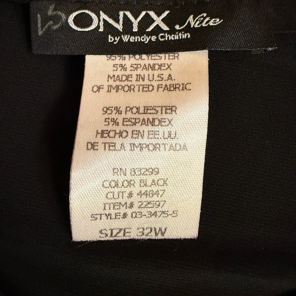 Onyx note Black Robe with Accents - Image 4