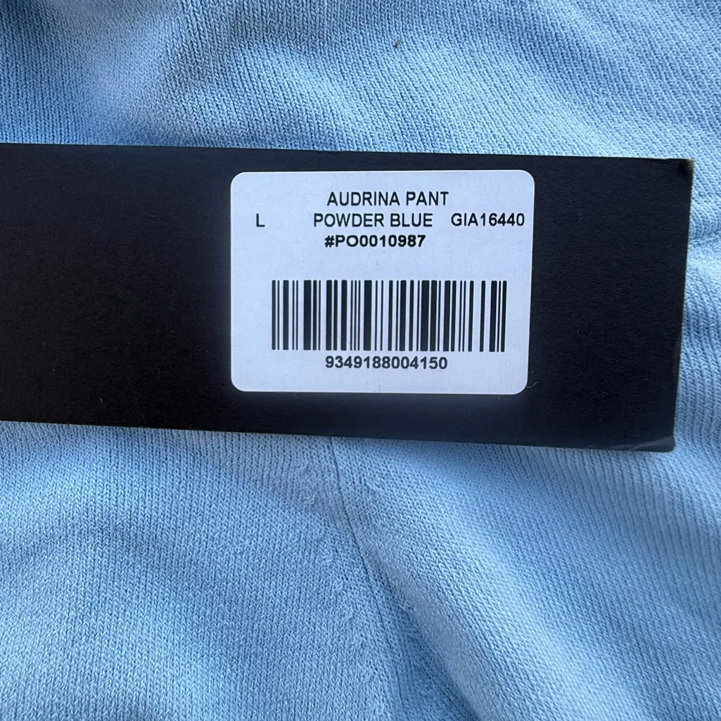 NEW I.AM.GIA AUDRINA PANT POWDER BLUE  Trousers LARGE - Image 3