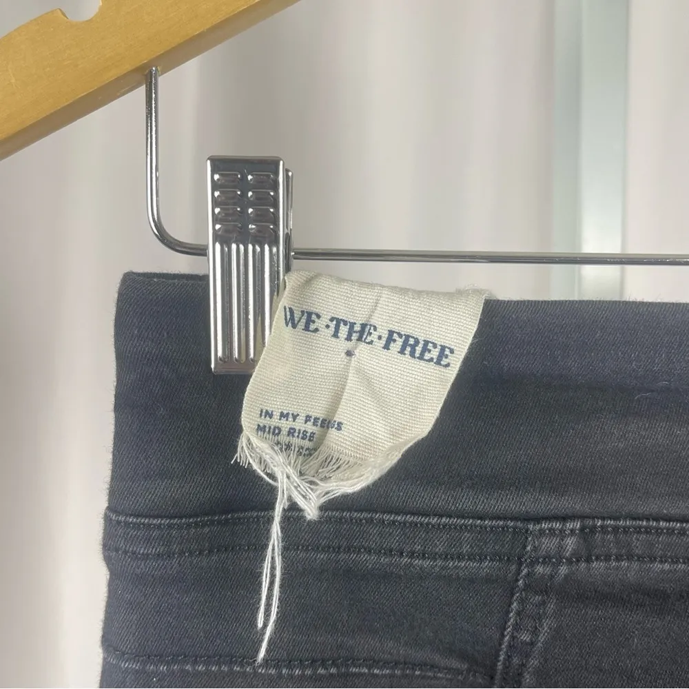 We The Free Small In My Feelings Cropped Slim Flare Jeans Boho Minimalist Retro - Image 7