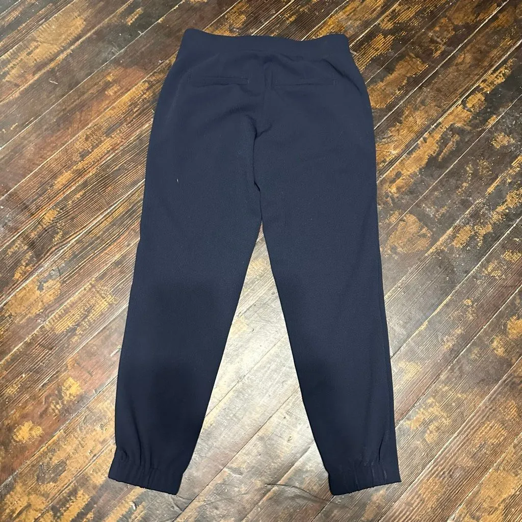 Loft navy chic pull on XXS business casual travel pants - Image 3