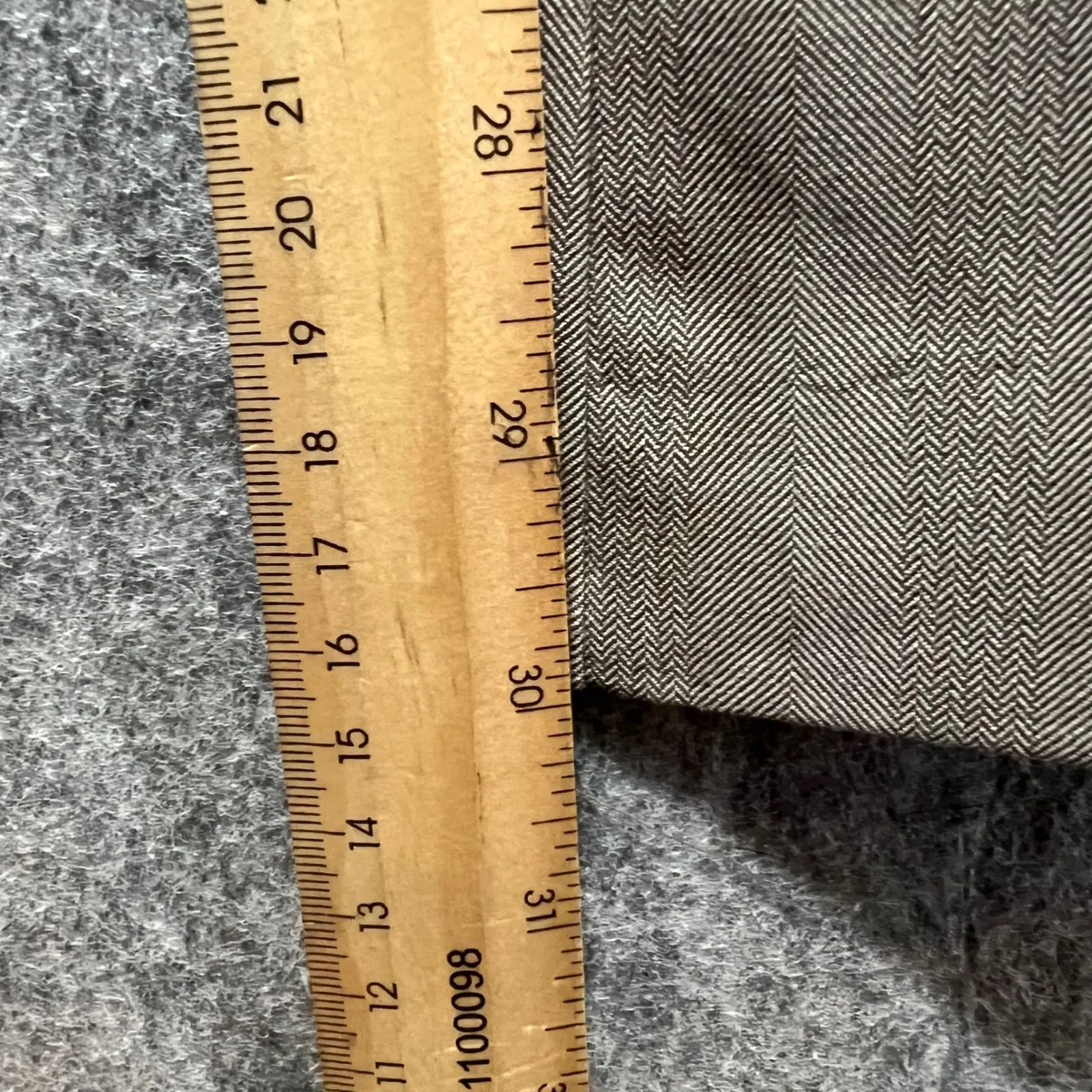 East 5th Wide Leg Herringbone Career Dress Pants Size 16 Business‎ Trousers - Image 4