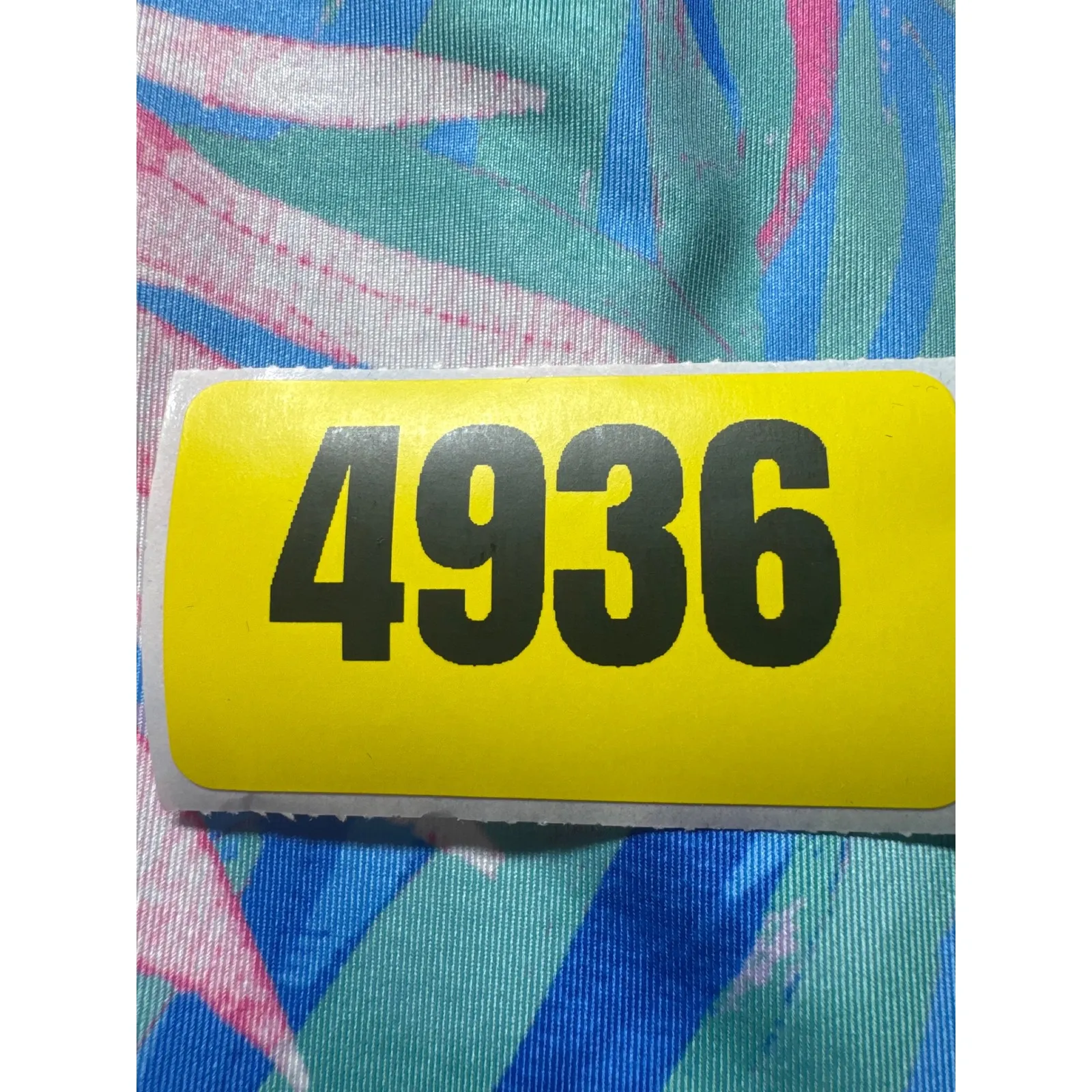 Banana Boat UPF 50 V Neck Shirt Dress Tropical Palm Print Blue Pink Size S - Image 14