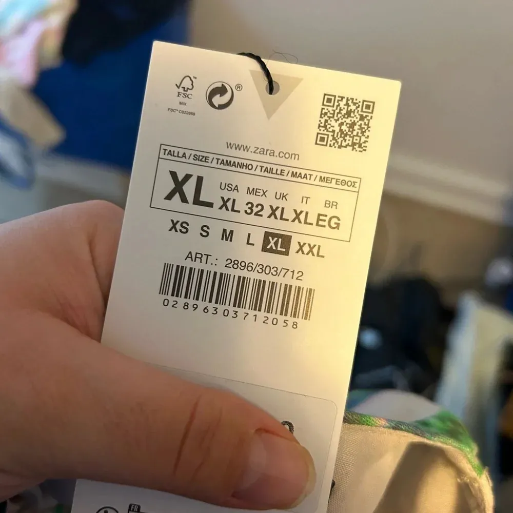 NWT ZARA TIE DYE RUCHED DRESS - Image 6